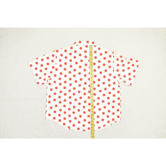 Picket & Post Polka Dot Button Down Shirt Women's Regular Size 16 - Picture 6 of 8